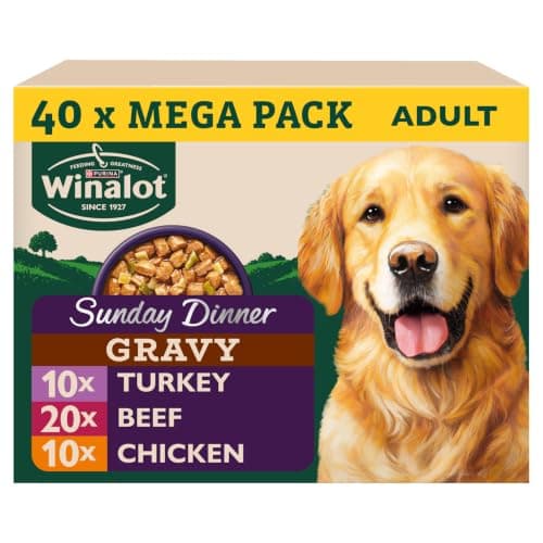 Winalot Sunday Dinner mixed dog food (40 × 100g)