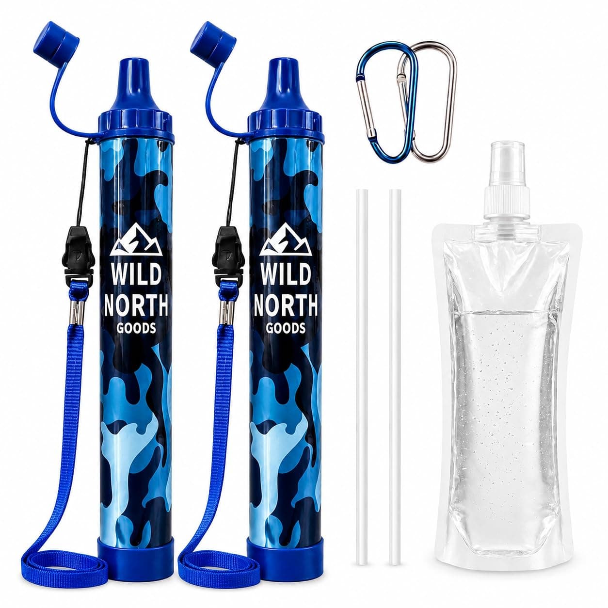 Wild North water filter straw (2 pack)