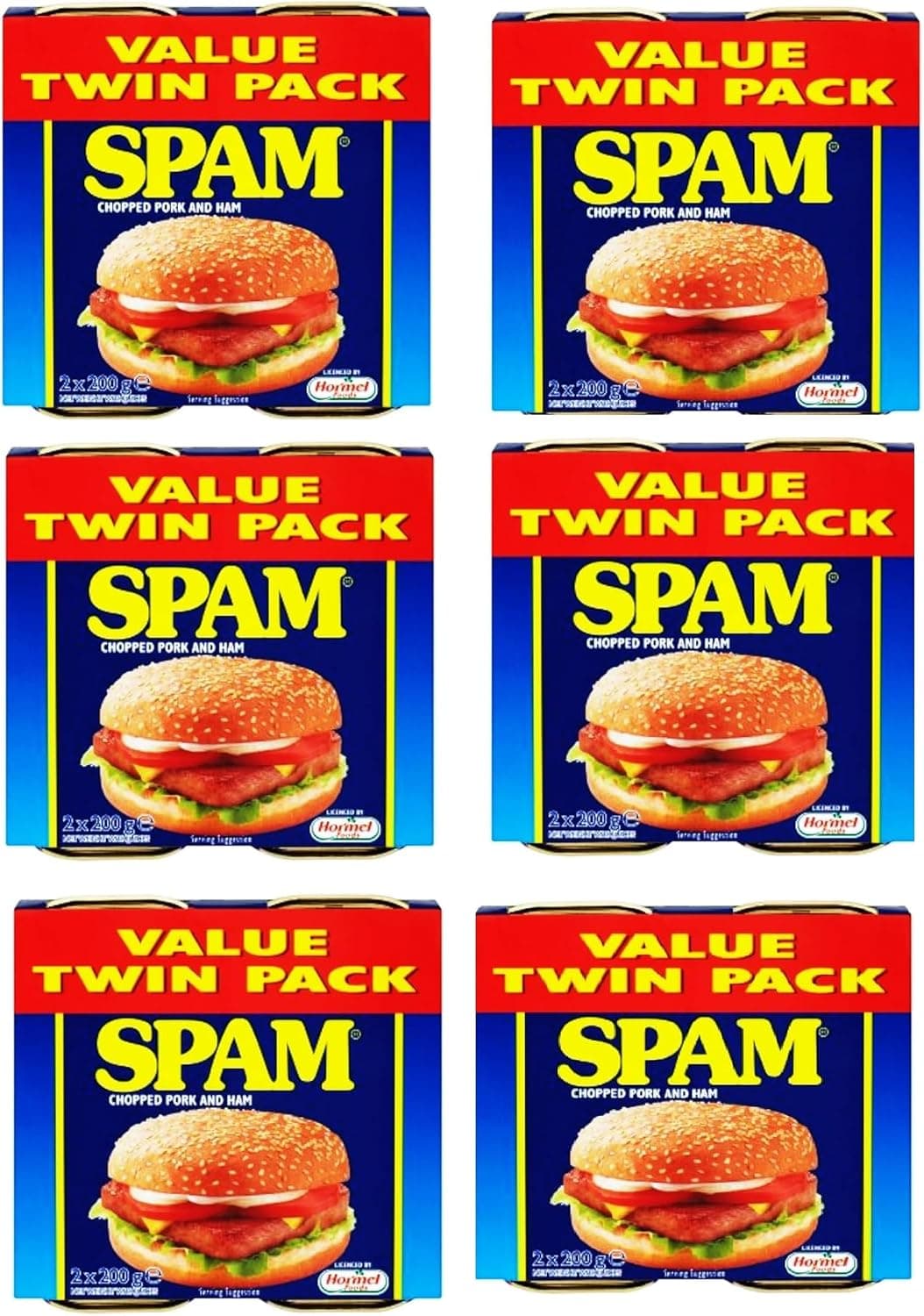 Spam chopped pork twin pack